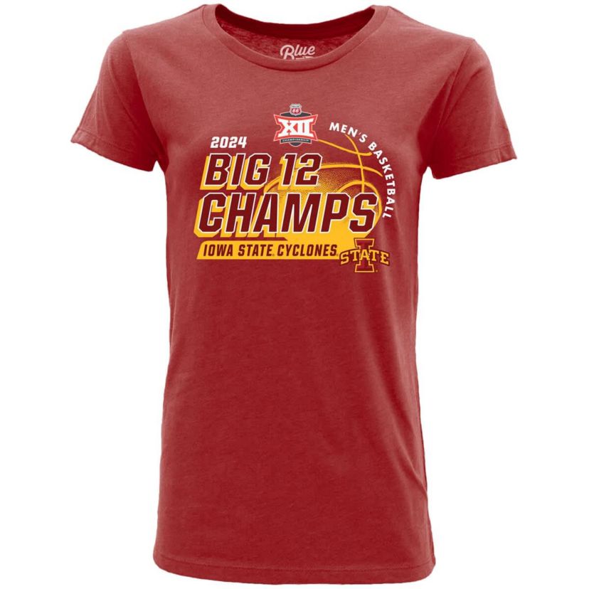 NCAA Iowa State Cyclones 2024 Big 12 Basketball Conference Tournament s Locker Room T-Shirt