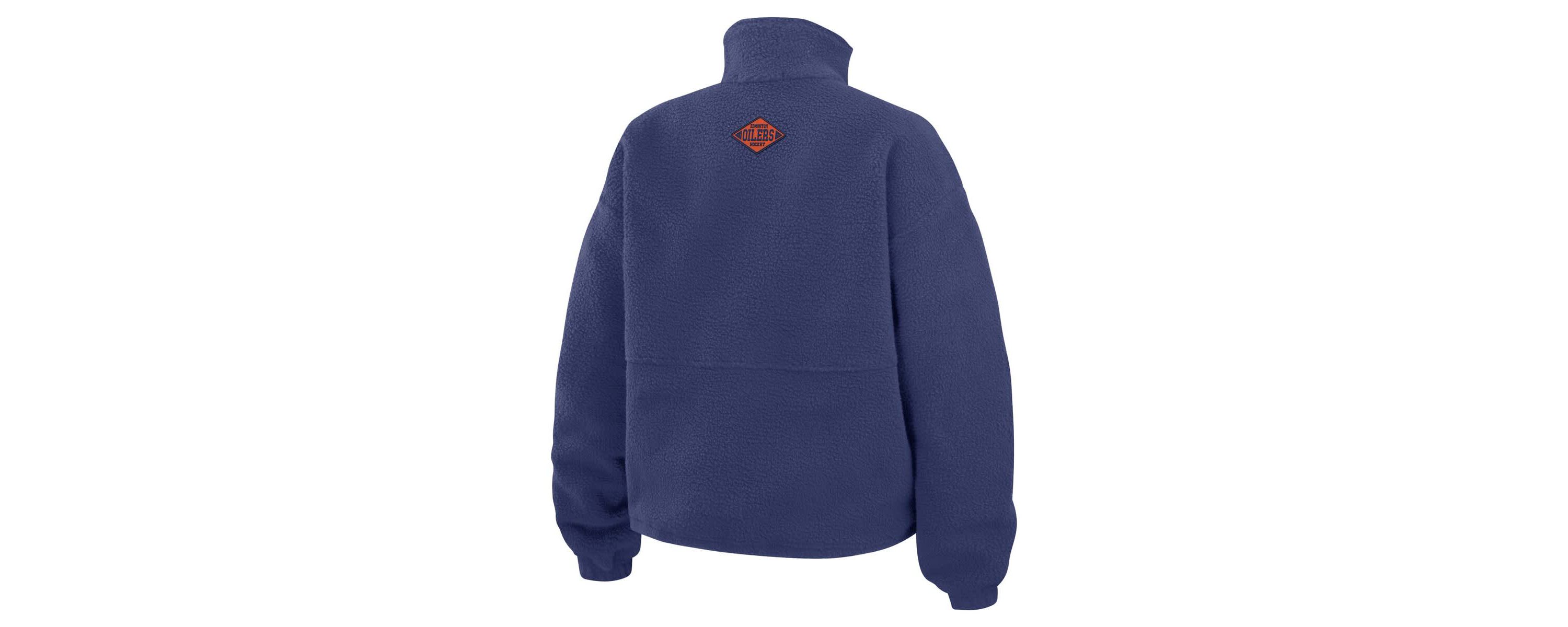 NHL Edmonton Oilers Polar Fleece Half-Zip Jacket