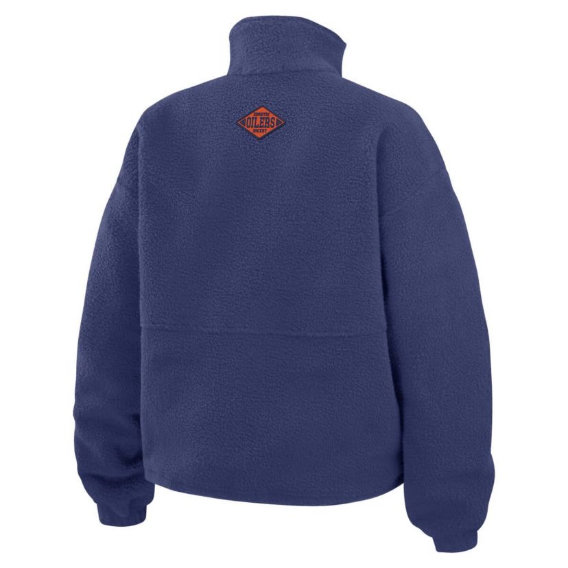 NHL Edmonton Oilers Polar Fleece Half-Zip Jacket