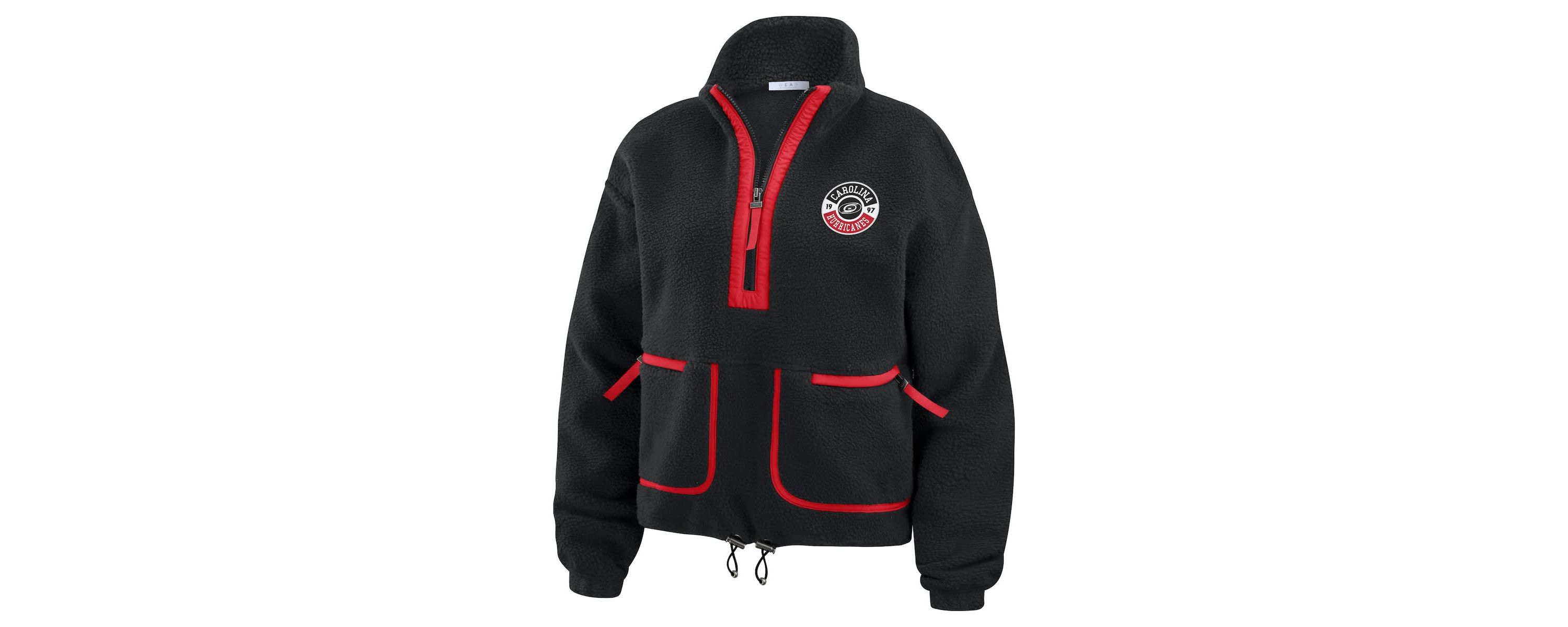 NHL Carolina Hurricanes Polar Fleece Half-Zip Jacket