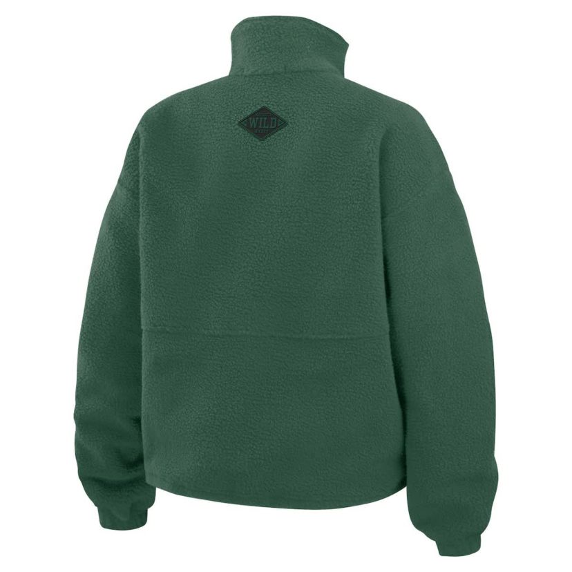 NHL Minnesota Wild Polar Fleece Half-Zip Jacket
