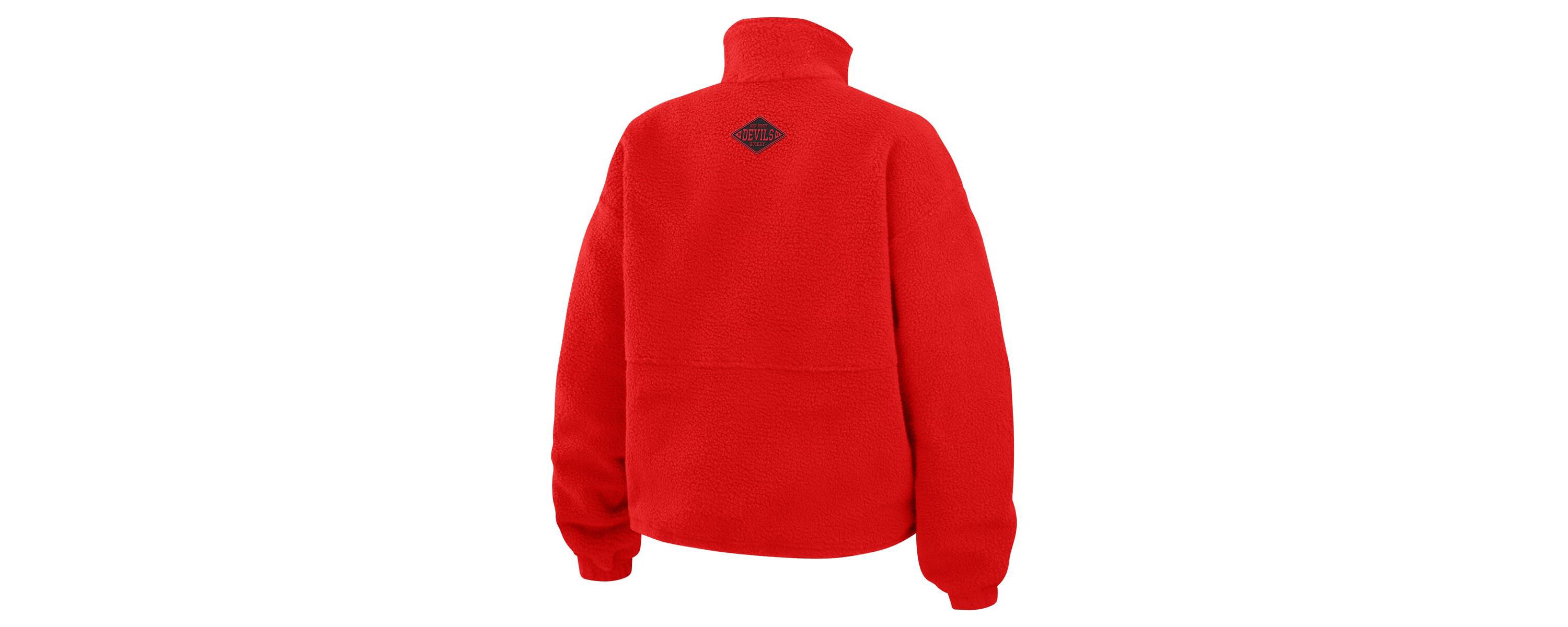 NHL New Jersey Devils Polar Fleece Half-Zip Jacket