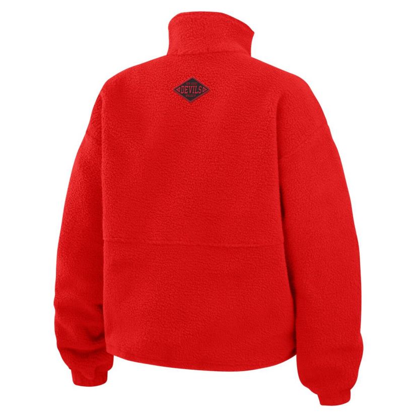 NHL New Jersey Devils Polar Fleece Half-Zip Jacket