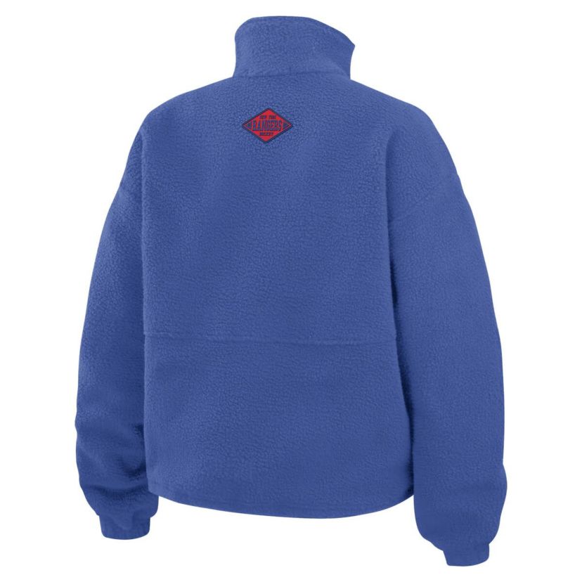 NHL New York Rangers Polar Fleece Half-Zip Jacket