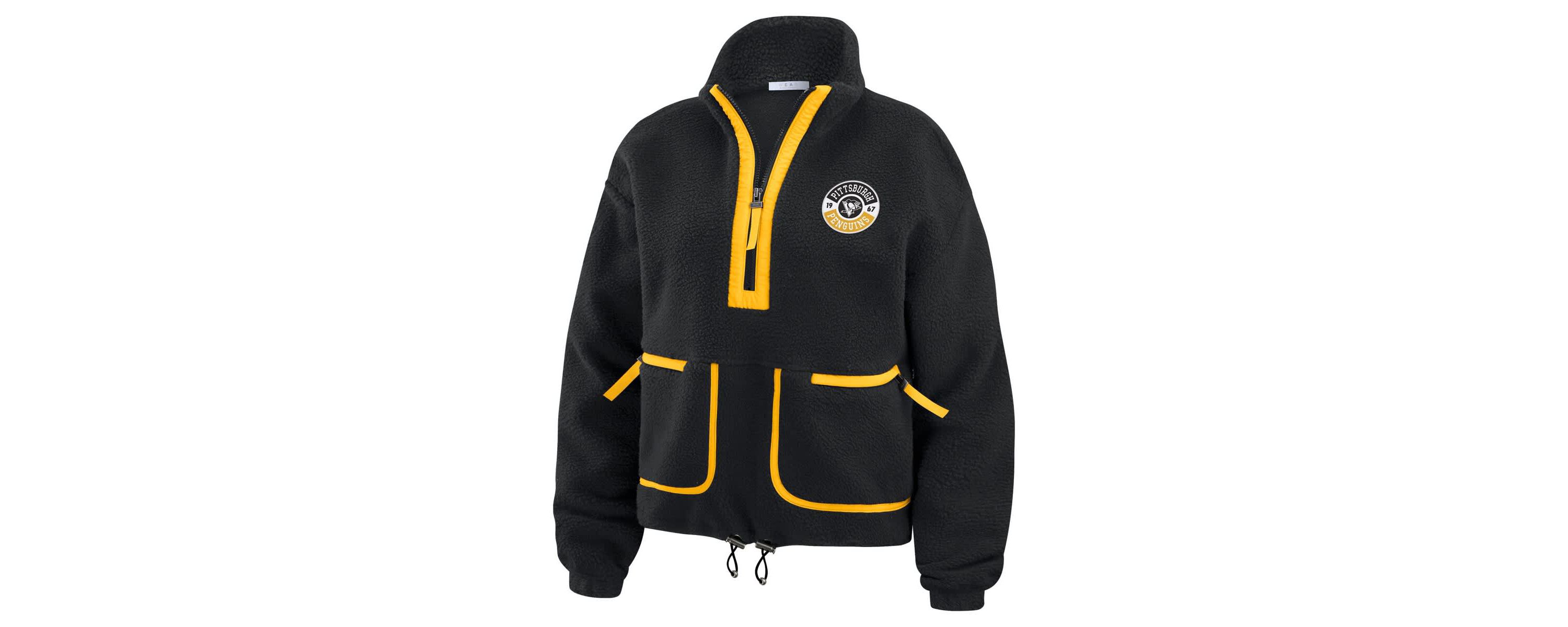 NHL Pittsburgh Penguins Polar Fleece Half-Zip Jacket