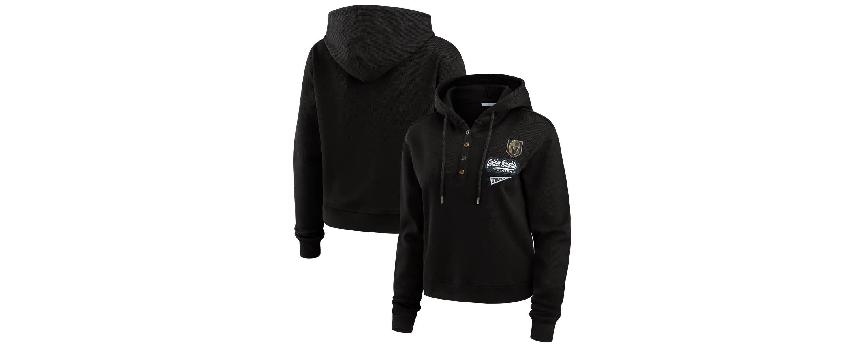 NHL Vegas Golden Knights Waffle-Knit Pullover Hoodie