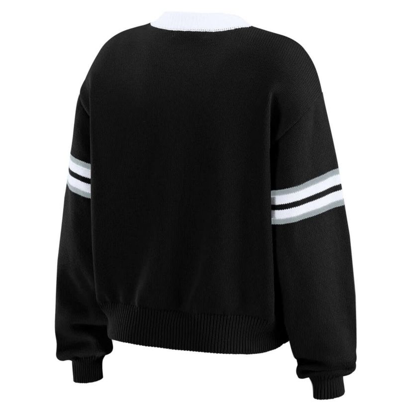 NHL Los Angeles Kings Cropped Lace-Up Sweater