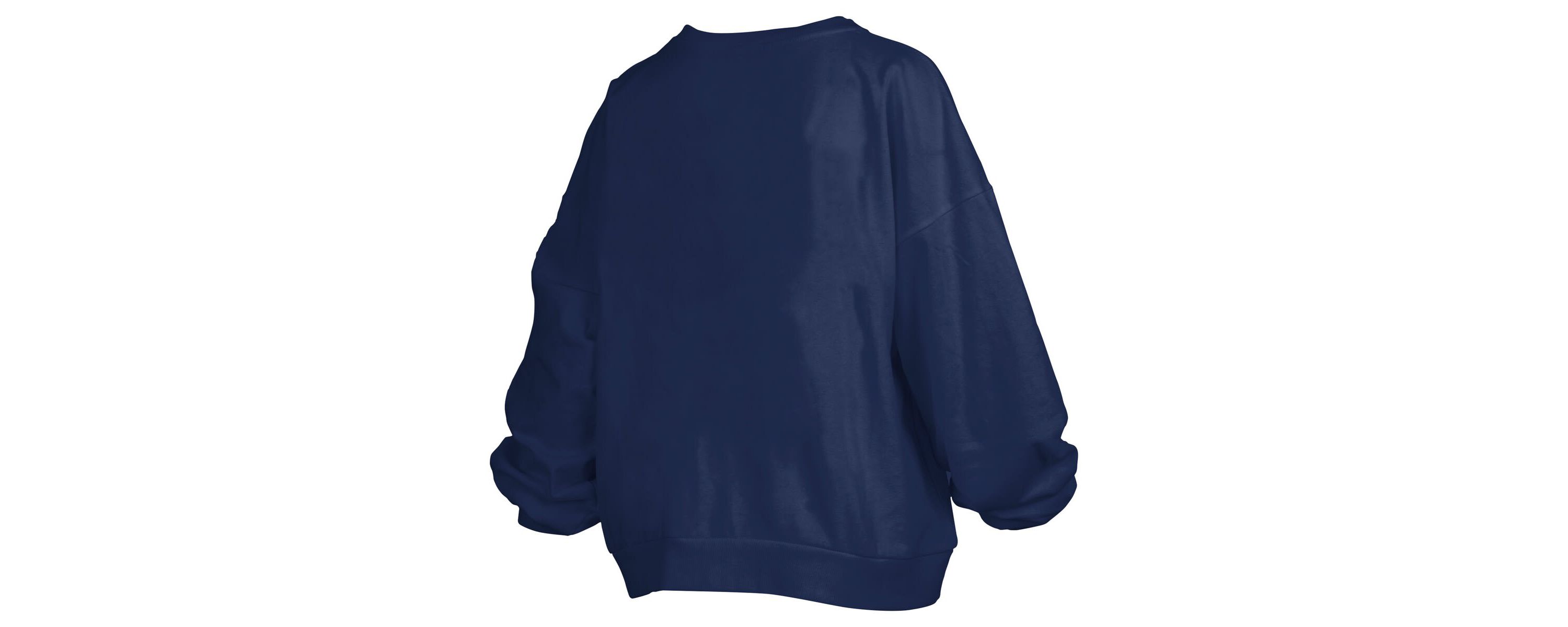 NCAA Notre Dame Fighting Irish Big Aug Script Janice Oversized Pullover Sweatshirt