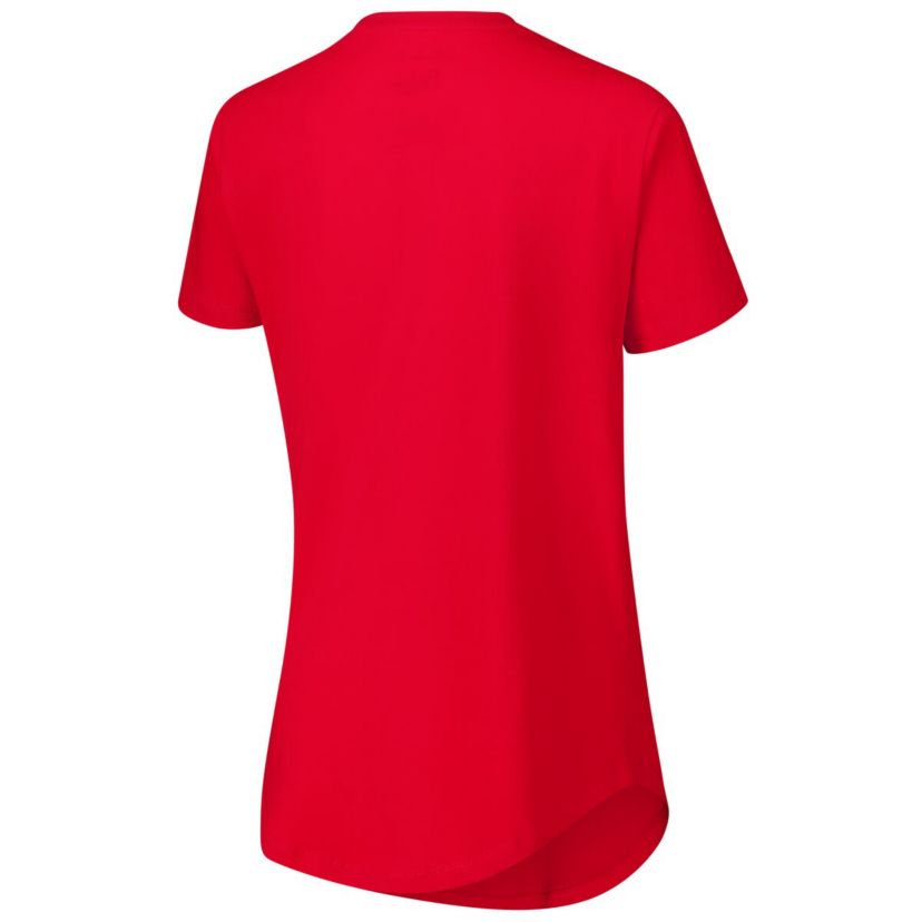 NCAA Wisconsin Badgers Irvine Floral Team Color T-Shirt
