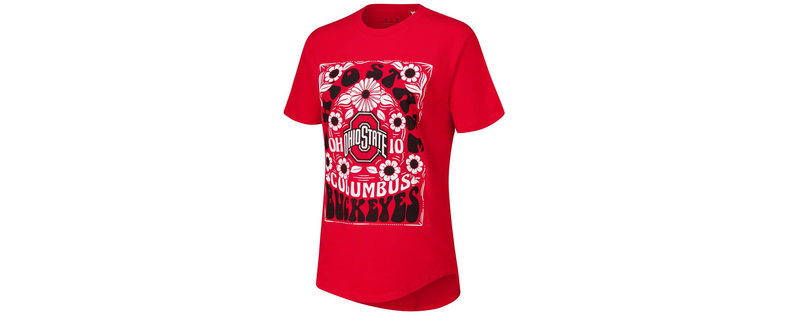 NCAA Ohio State Buckeyes Irvine Floral Team Color T-Shirt