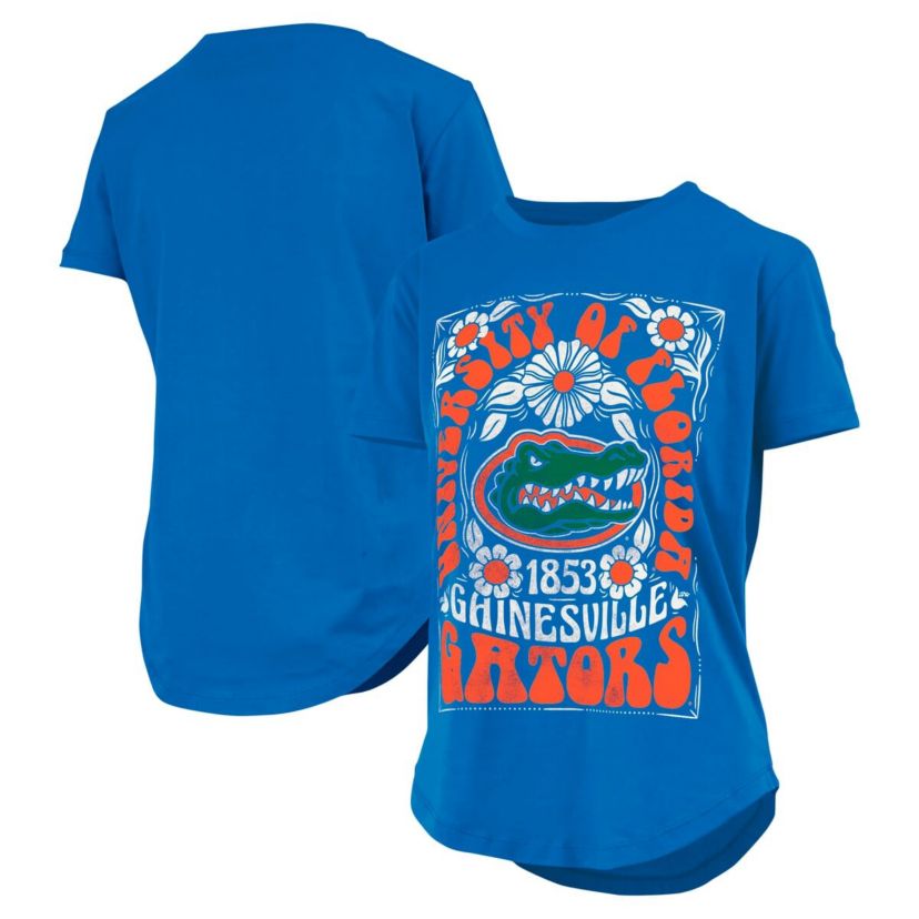 NCAA Florida Gators Irvine Floral Team Color T-Shirt