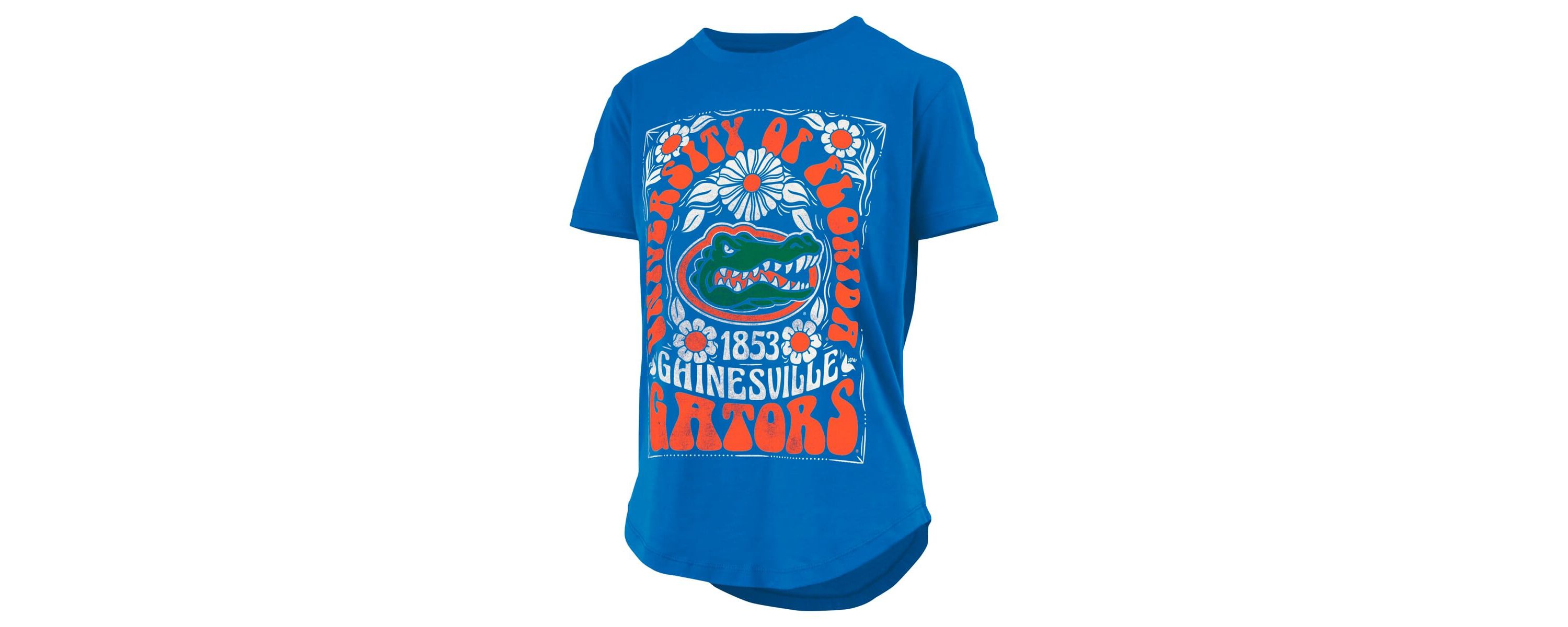 NCAA Florida Gators Irvine Floral Team Color T-Shirt