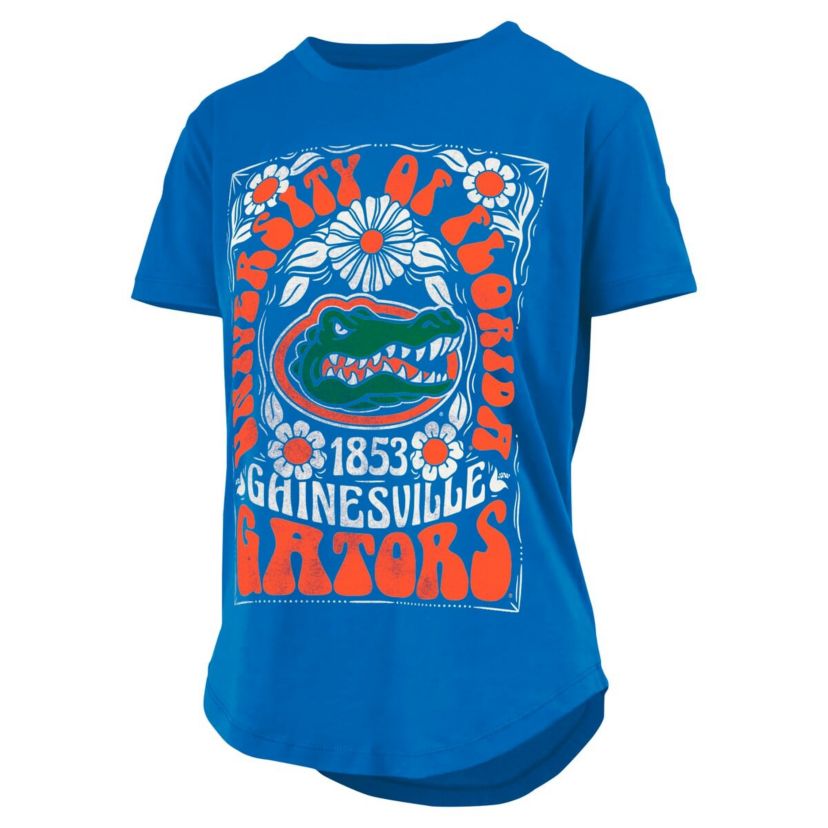 NCAA Florida Gators Irvine Floral Team Color T-Shirt