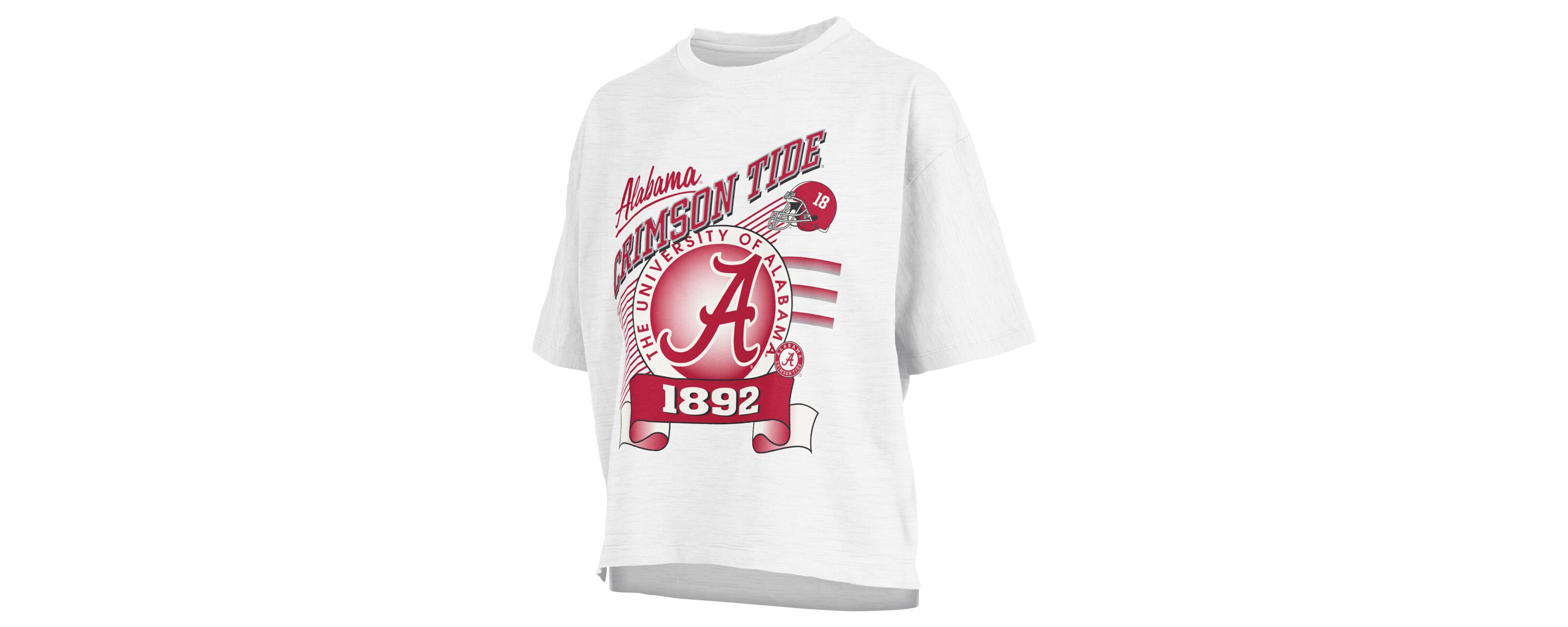 Alabama Crimson Tide NCAA Alabama Tide Rock & Roll Slub T-Shirt