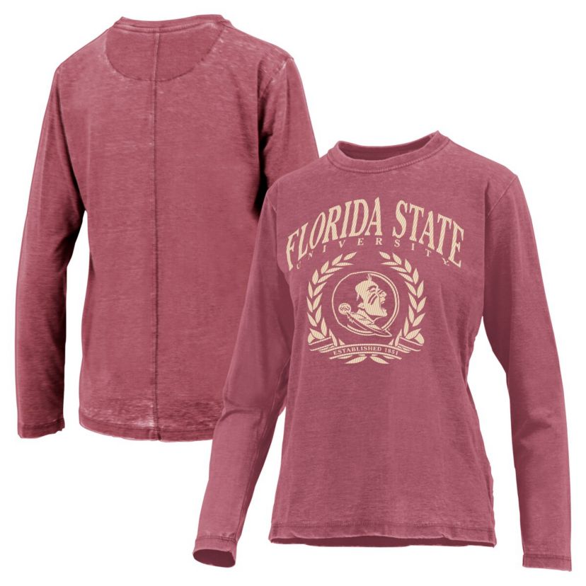 NCAA Florida State Seminoles Chandler Leaf Arch Long Sleeve T-Shirt