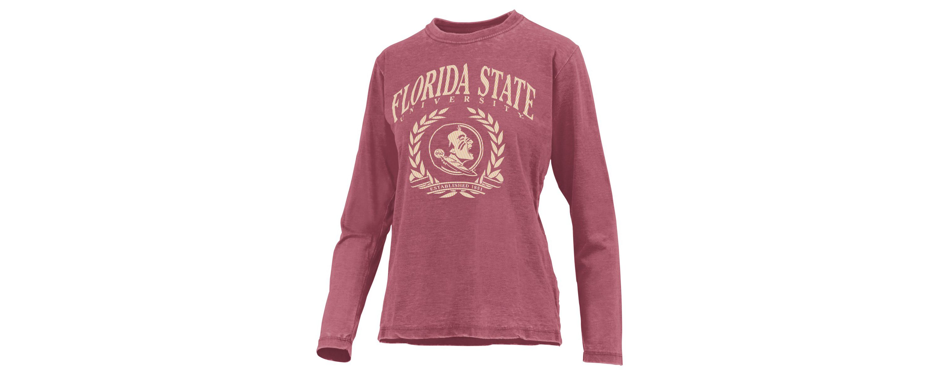 NCAA Florida State Seminoles Chandler Leaf Arch Long Sleeve T-Shirt