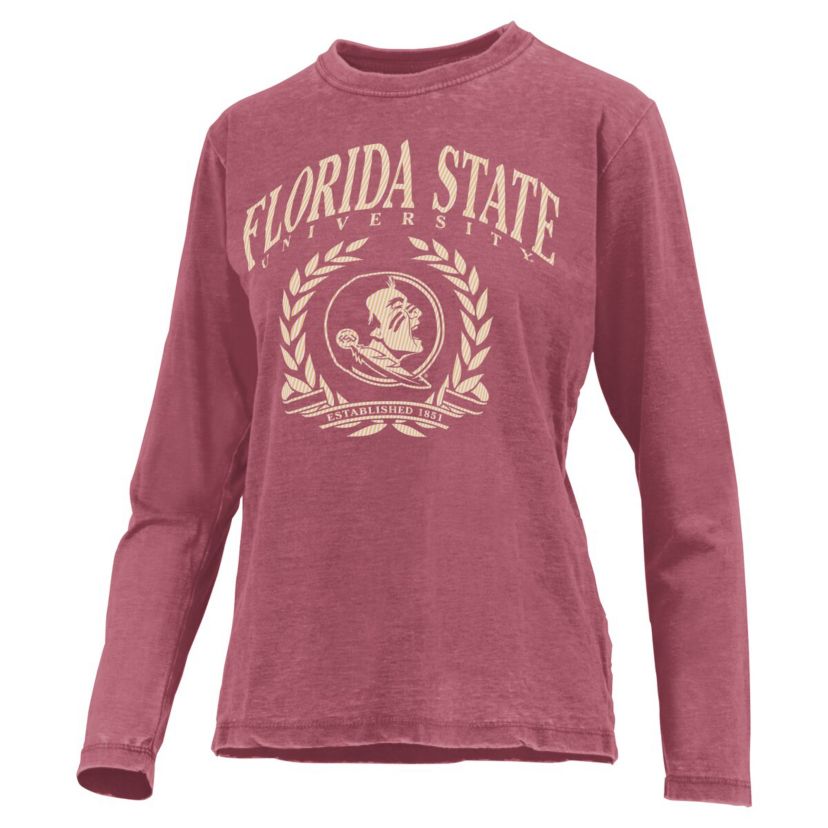 NCAA Florida State Seminoles Chandler Leaf Arch Long Sleeve T-Shirt