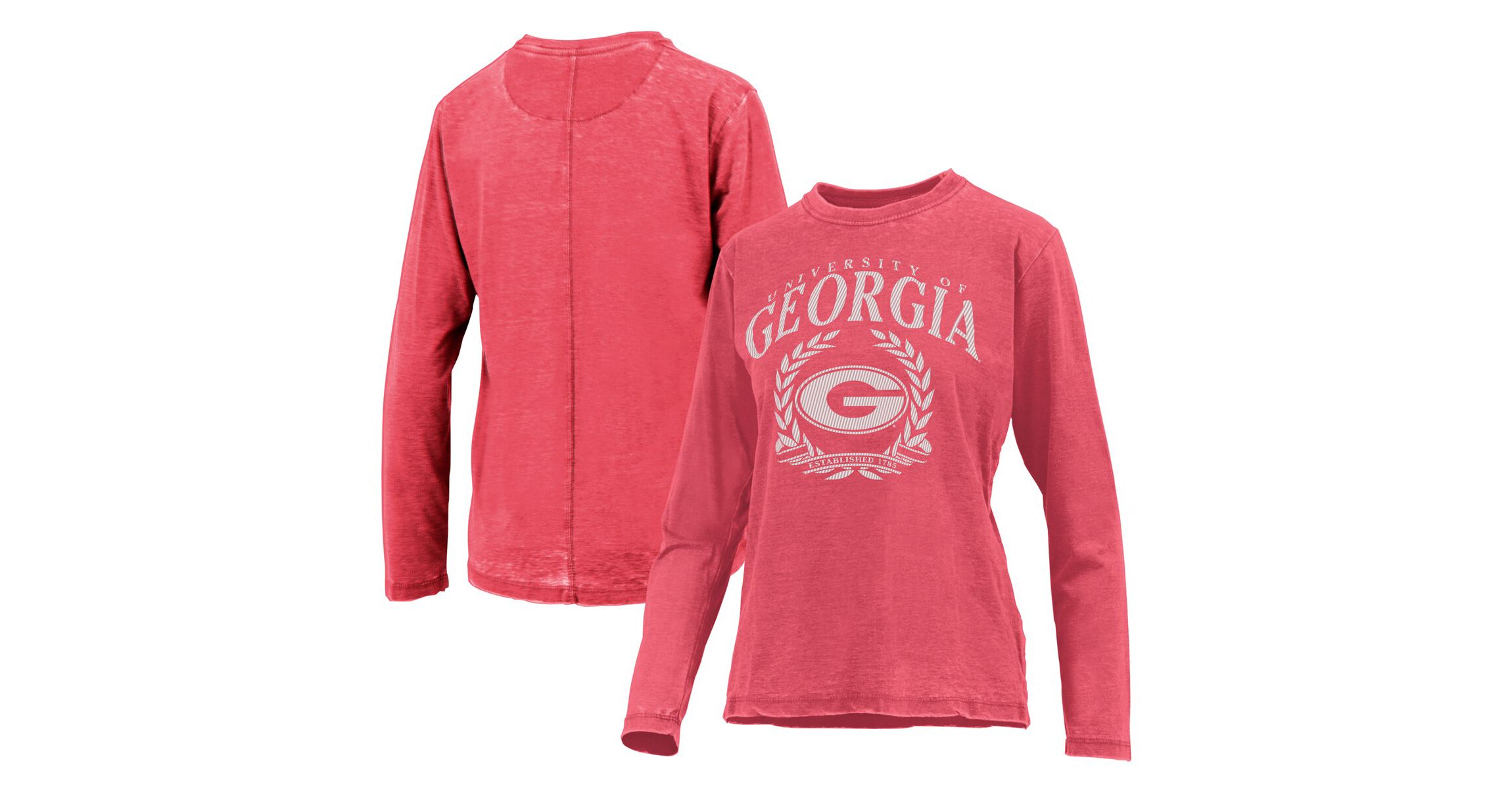 NCAA Georgia Bulldogs Chandler Leaf Arch Long Sleeve T-Shirt