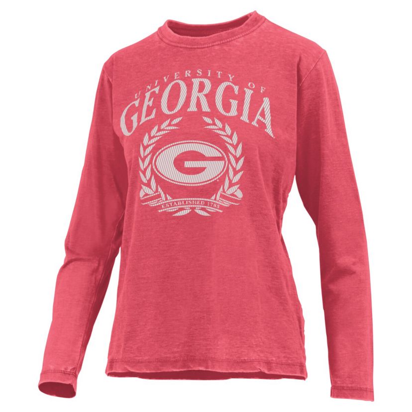 NCAA Georgia Bulldogs Chandler Leaf Arch Long Sleeve T-Shirt