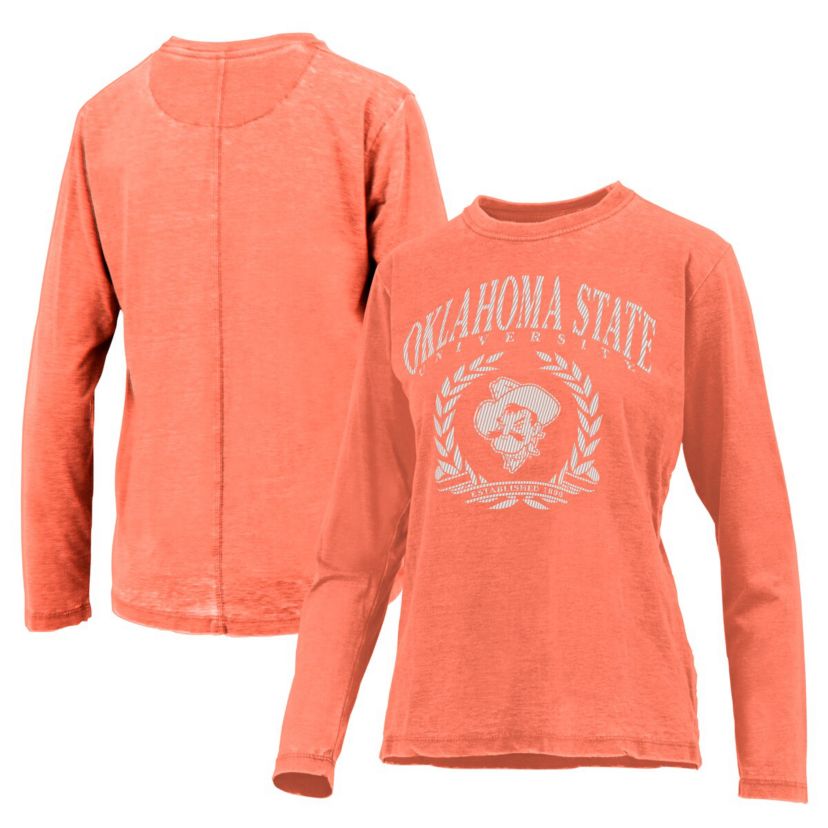 NCAA Oklahoma State Cowboys Chandler Leaf Arch Long Sleeve T-Shirt