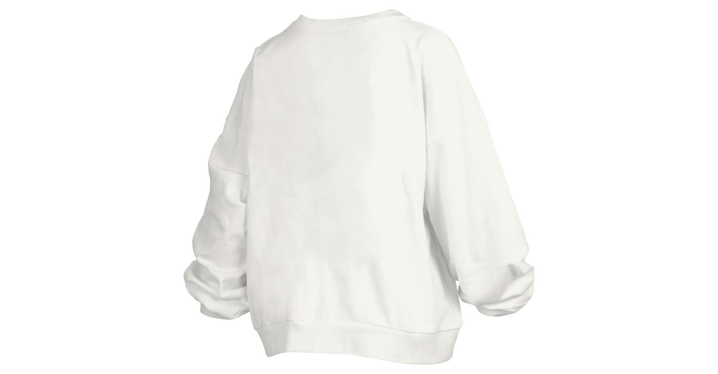 NCAA Indiana Hoosiers Janice Retro Logo Oversized Pullover Sweatshirt