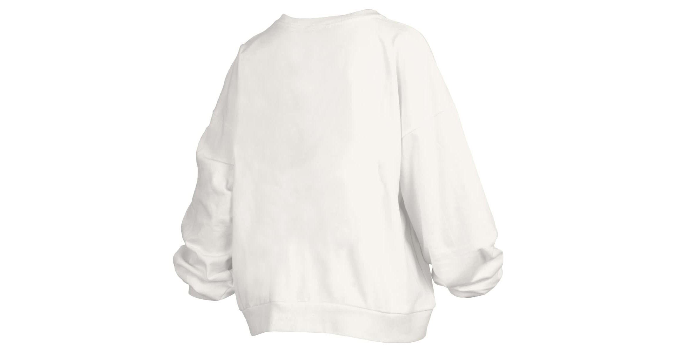 NCAA LSU Tigers Janice Retro Logo Oversized Pullover Sweatshirt