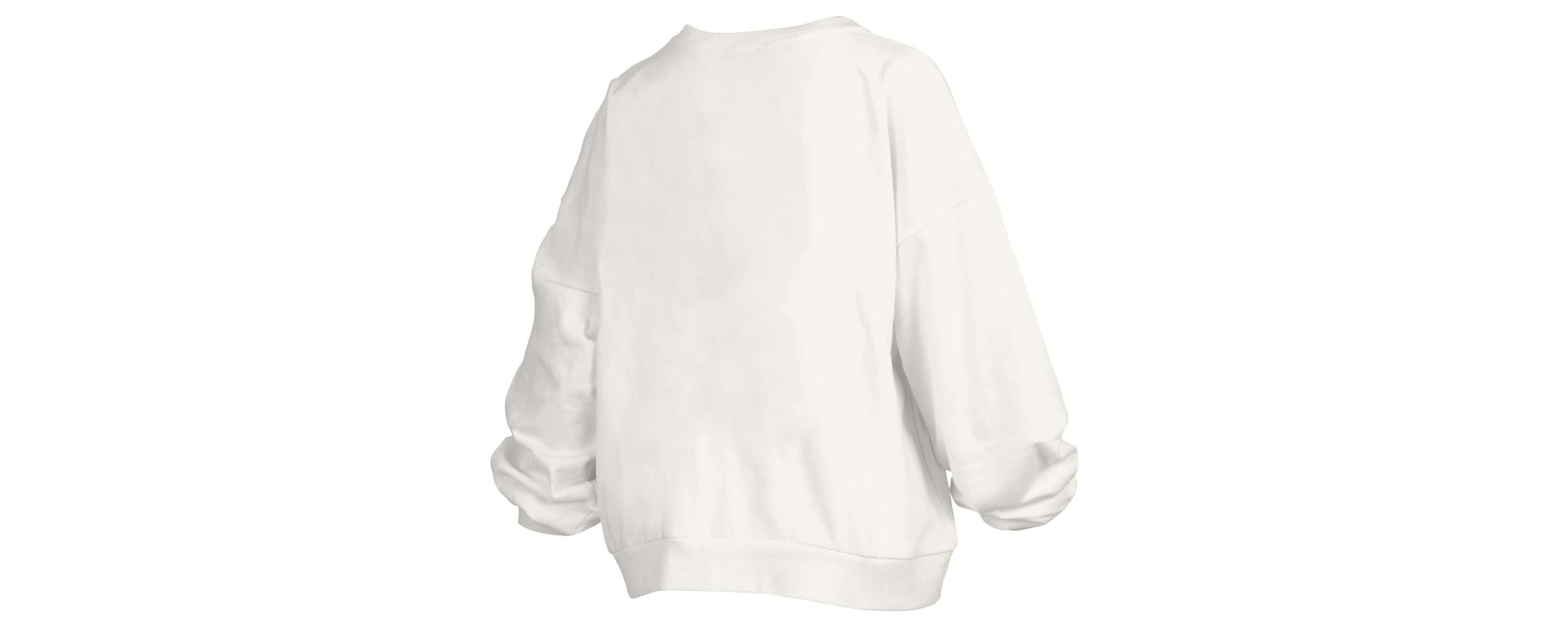 NCAA LSU Tigers Janice Retro Logo Oversized Pullover Sweatshirt