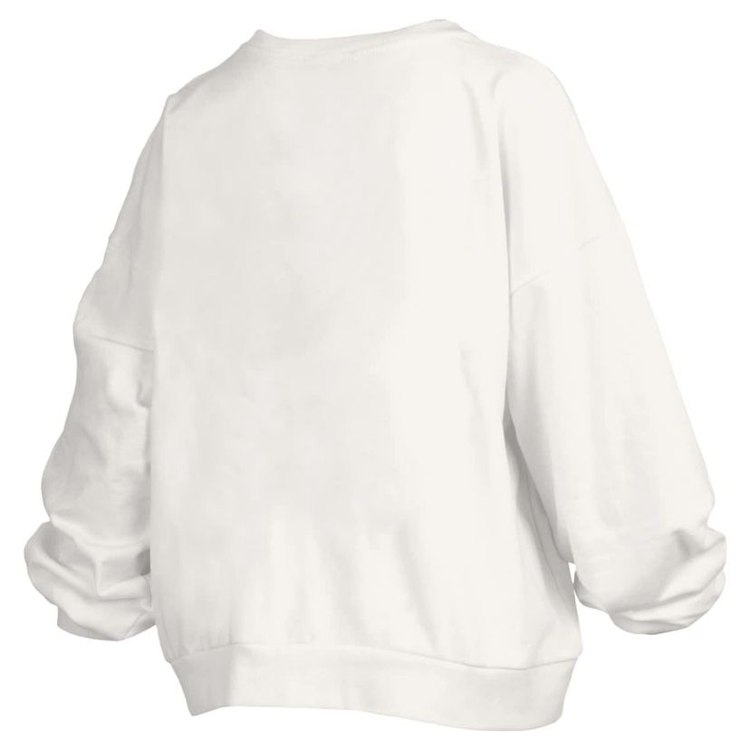 NCAA LSU Tigers Janice Retro Logo Oversized Pullover Sweatshirt