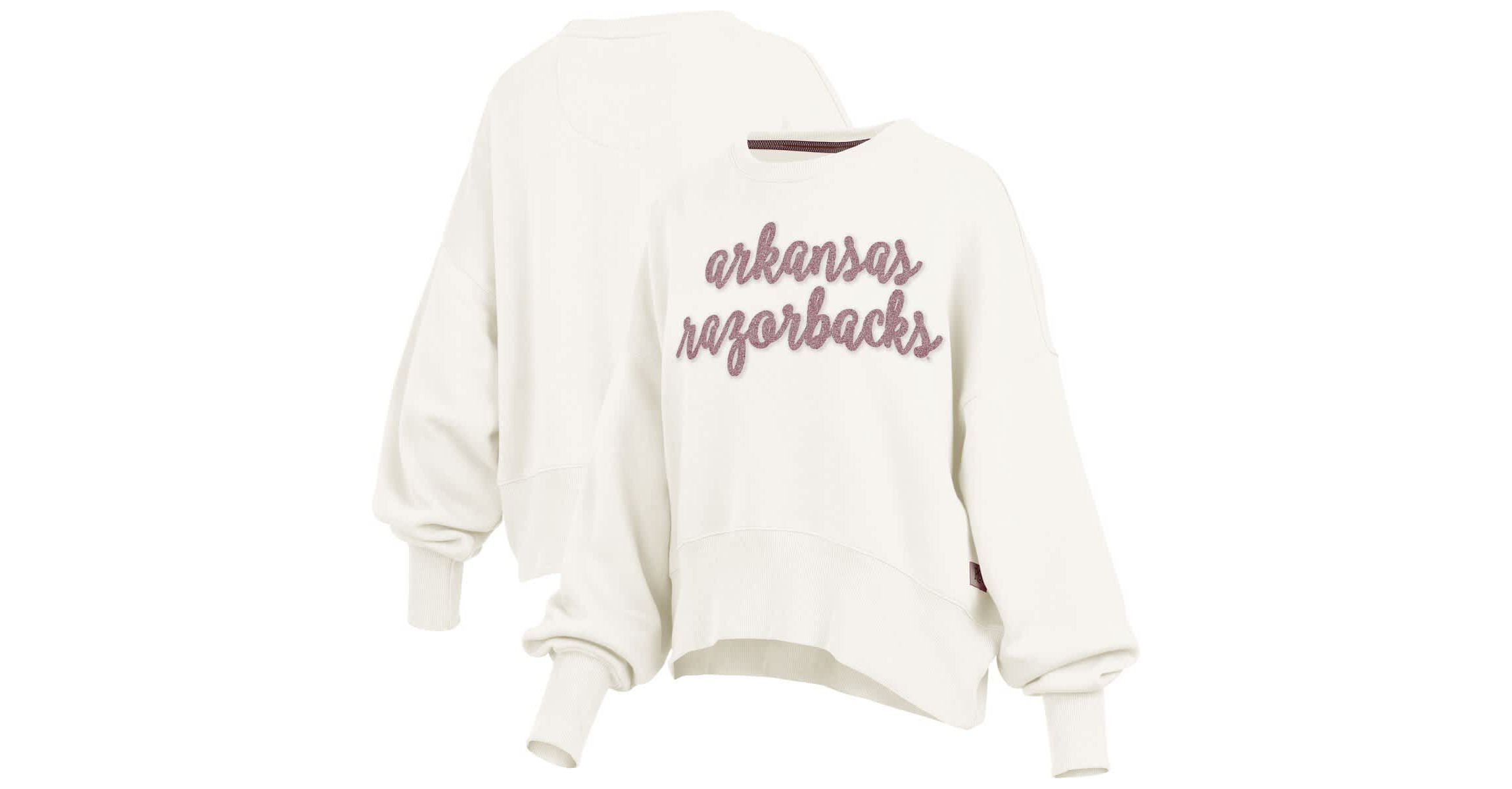 NCAA Arkansas Razorbacks Chelsea Oversized Pullover Sweatshirt