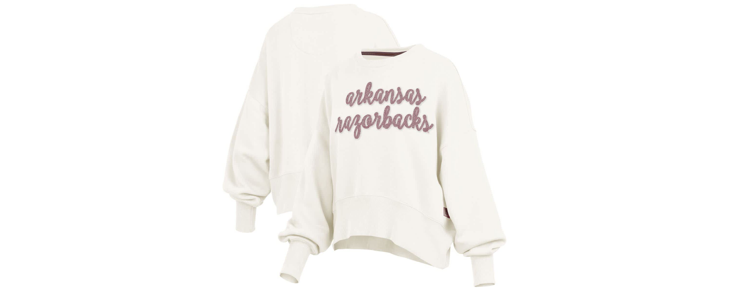 NCAA Arkansas Razorbacks Chelsea Oversized Pullover Sweatshirt