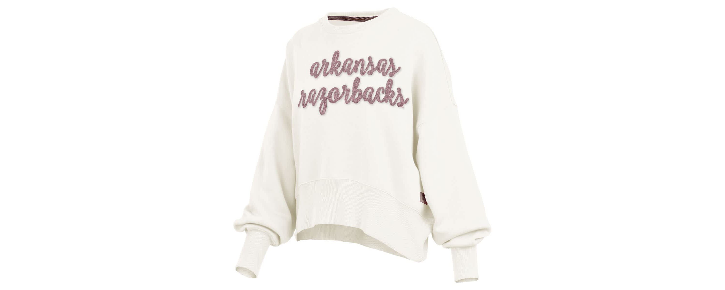 NCAA Arkansas Razorbacks Chelsea Oversized Pullover Sweatshirt