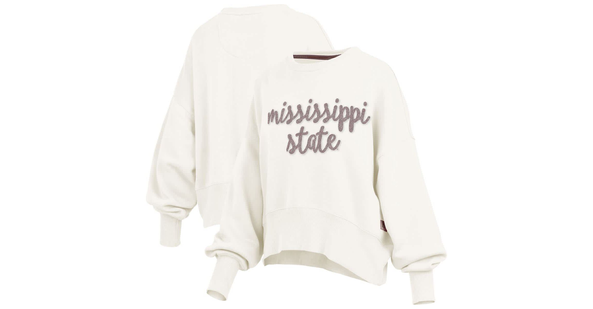 NCAA Mississippi State Bulldogs Chelsea Oversized Pullover Sweatshirt