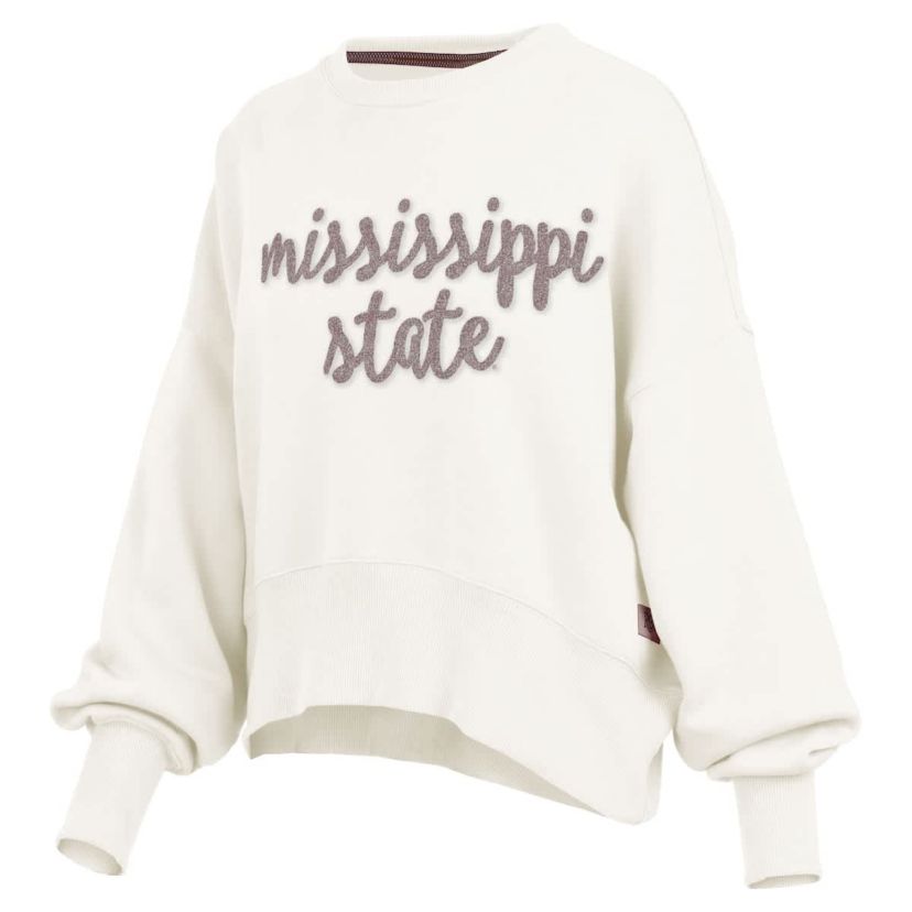 NCAA Mississippi State Bulldogs Chelsea Oversized Pullover Sweatshirt