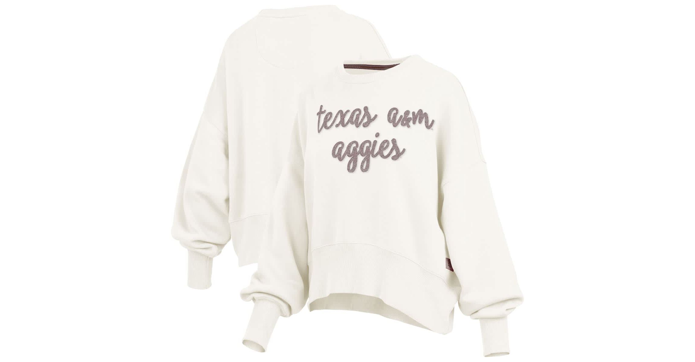 NCAA Texas A&M Aggies Chelsea Oversized Pullover Sweatshirt