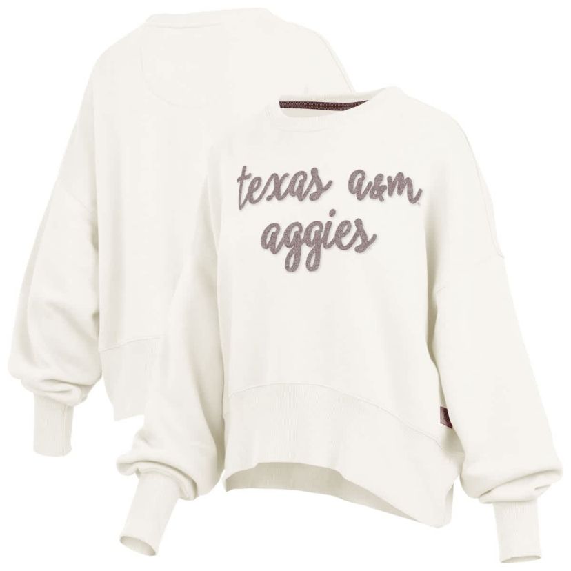 NCAA Texas A&M Aggies Chelsea Oversized Pullover Sweatshirt