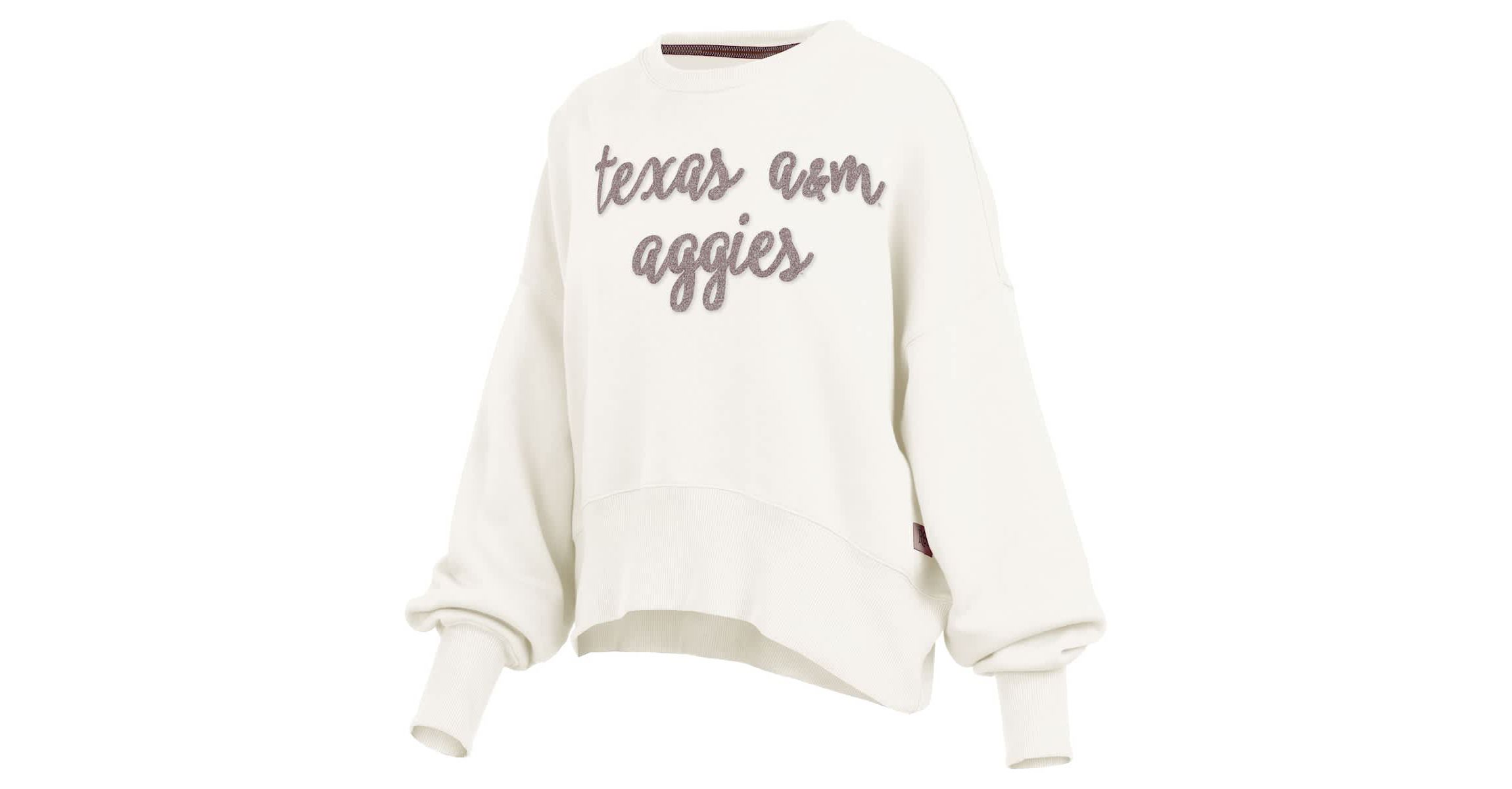 NCAA Texas A&M Aggies Chelsea Oversized Pullover Sweatshirt