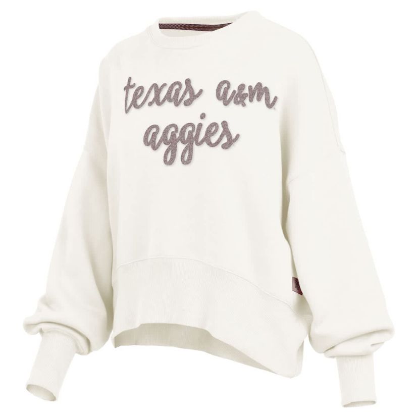 NCAA Texas A&M Aggies Chelsea Oversized Pullover Sweatshirt