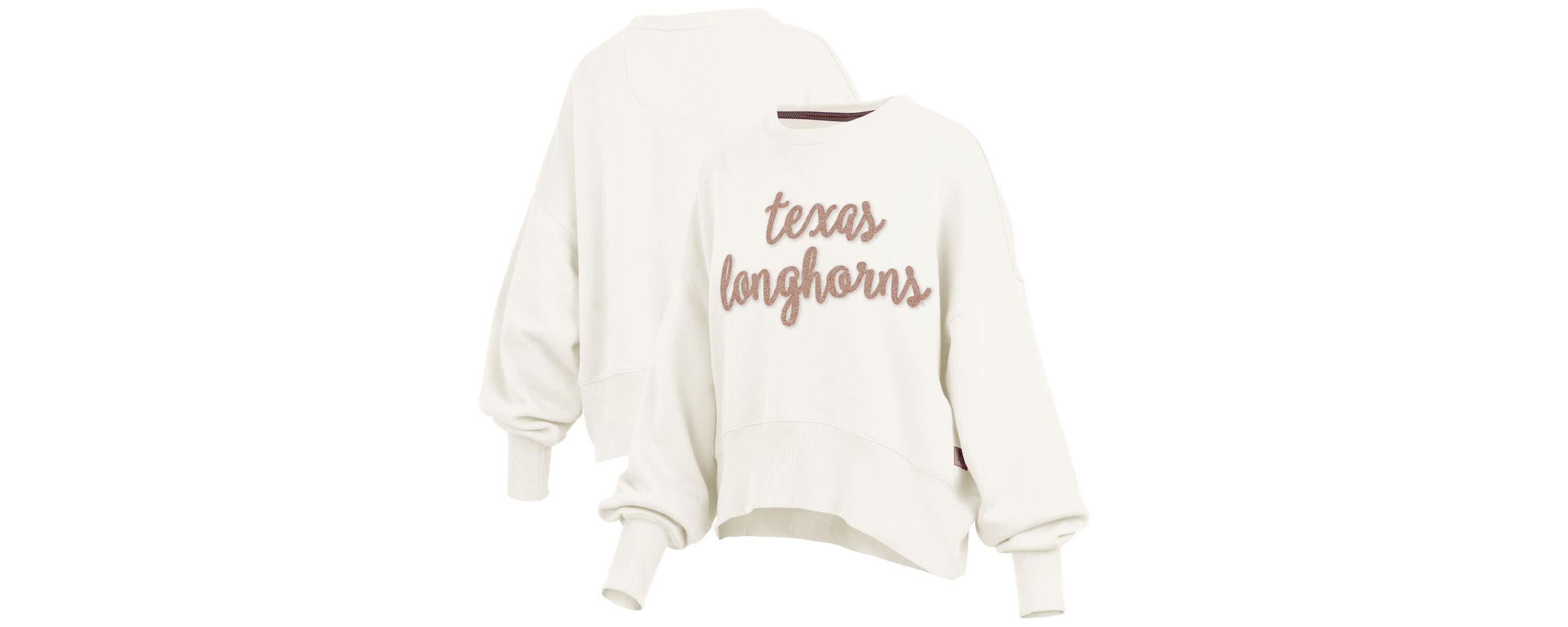 NCAA Texas Longhorns Chelsea Oversized Pullover Sweatshirt