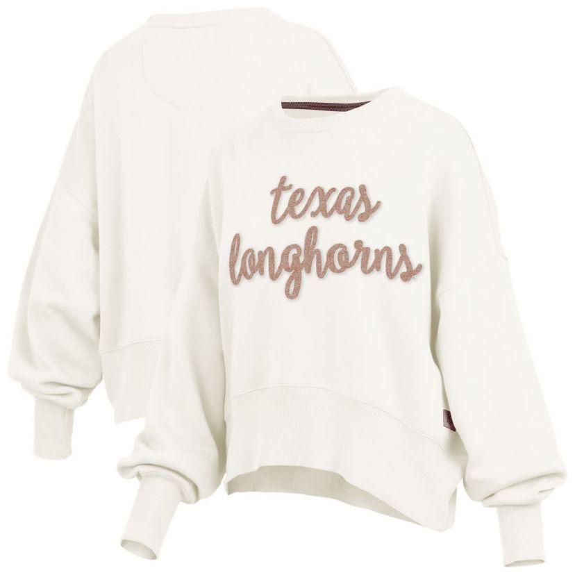 NCAA Texas Longhorns Chelsea Oversized Pullover Sweatshirt
