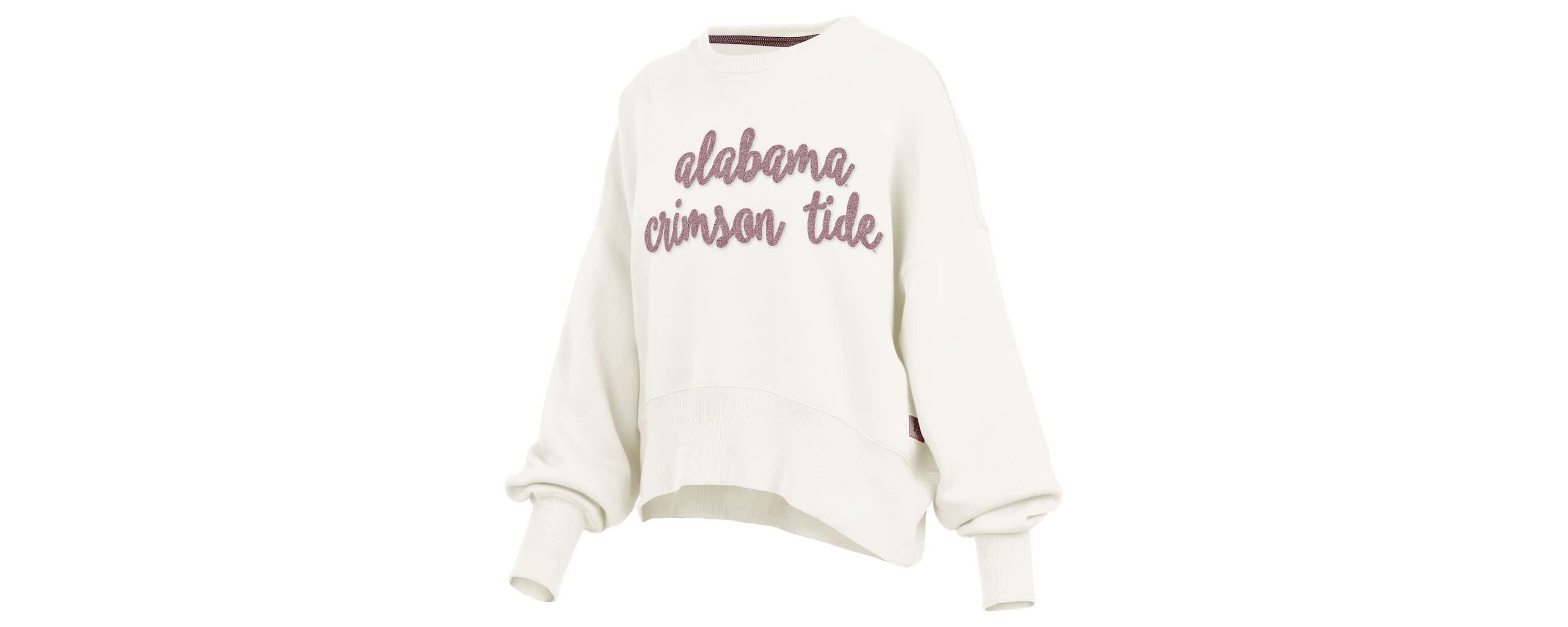 Alabama Crimson Tide NCAA Alabama Tide Chelsea Oversized Pullover Sweatshirt