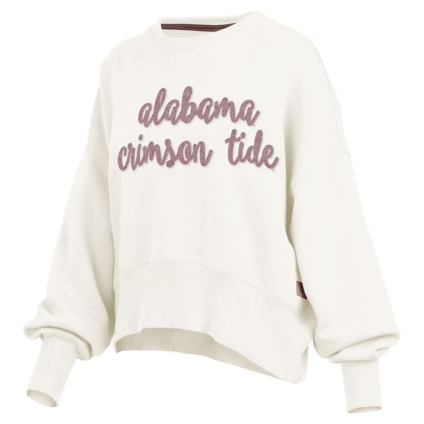 Alabama Crimson Tide NCAA Alabama Tide Chelsea Oversized Pullover Sweatshirt