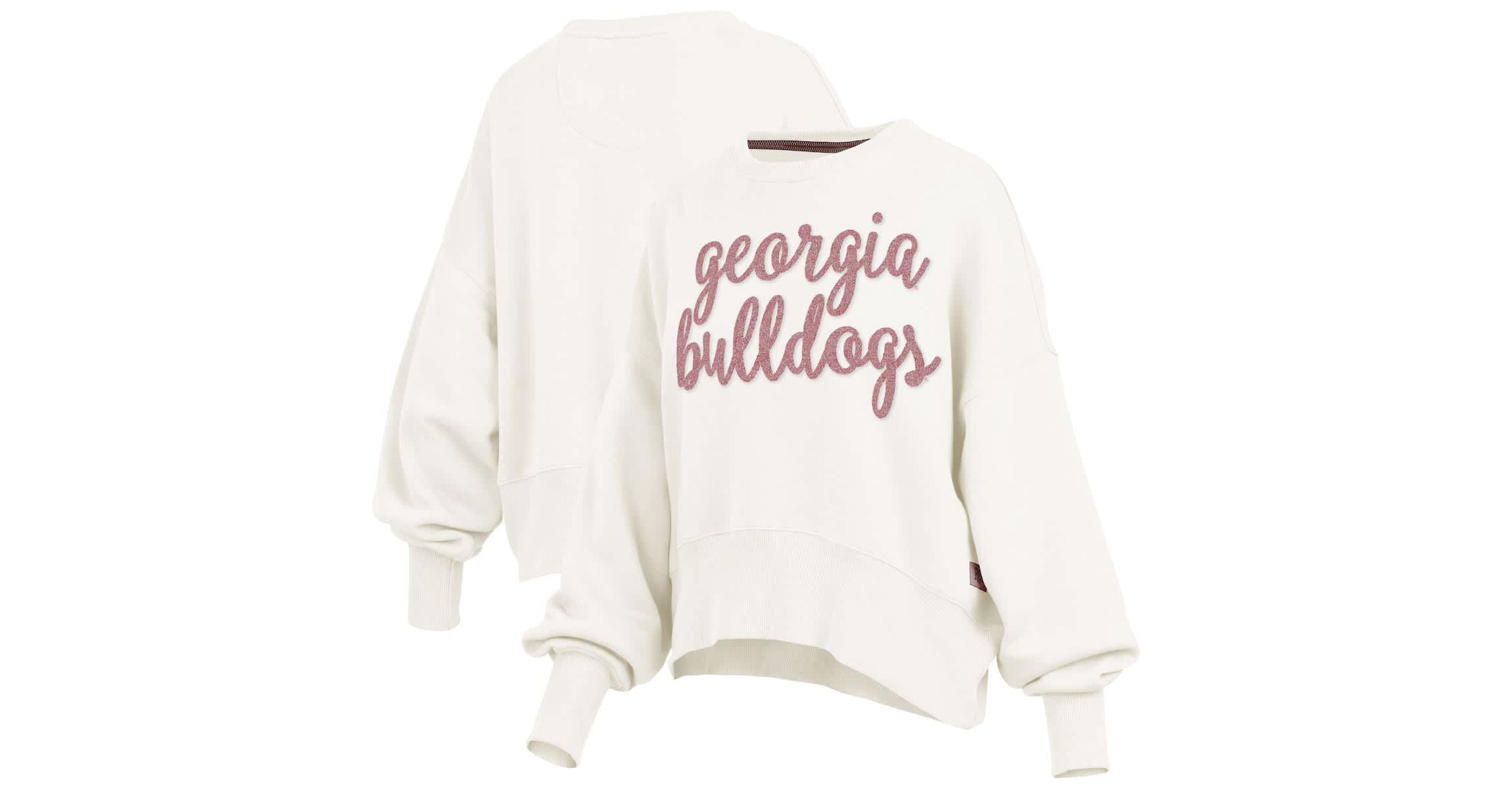 NCAA Georgia Bulldogs Chelsea Oversized Pullover Sweatshirt