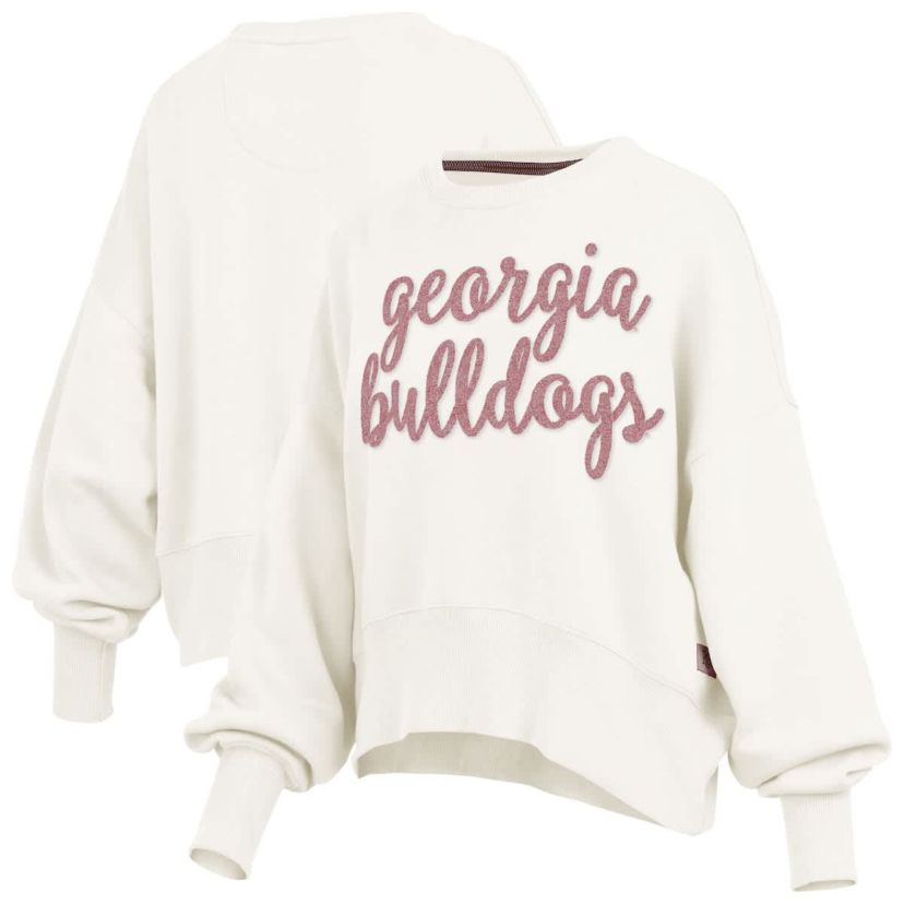 NCAA Georgia Bulldogs Chelsea Oversized Pullover Sweatshirt