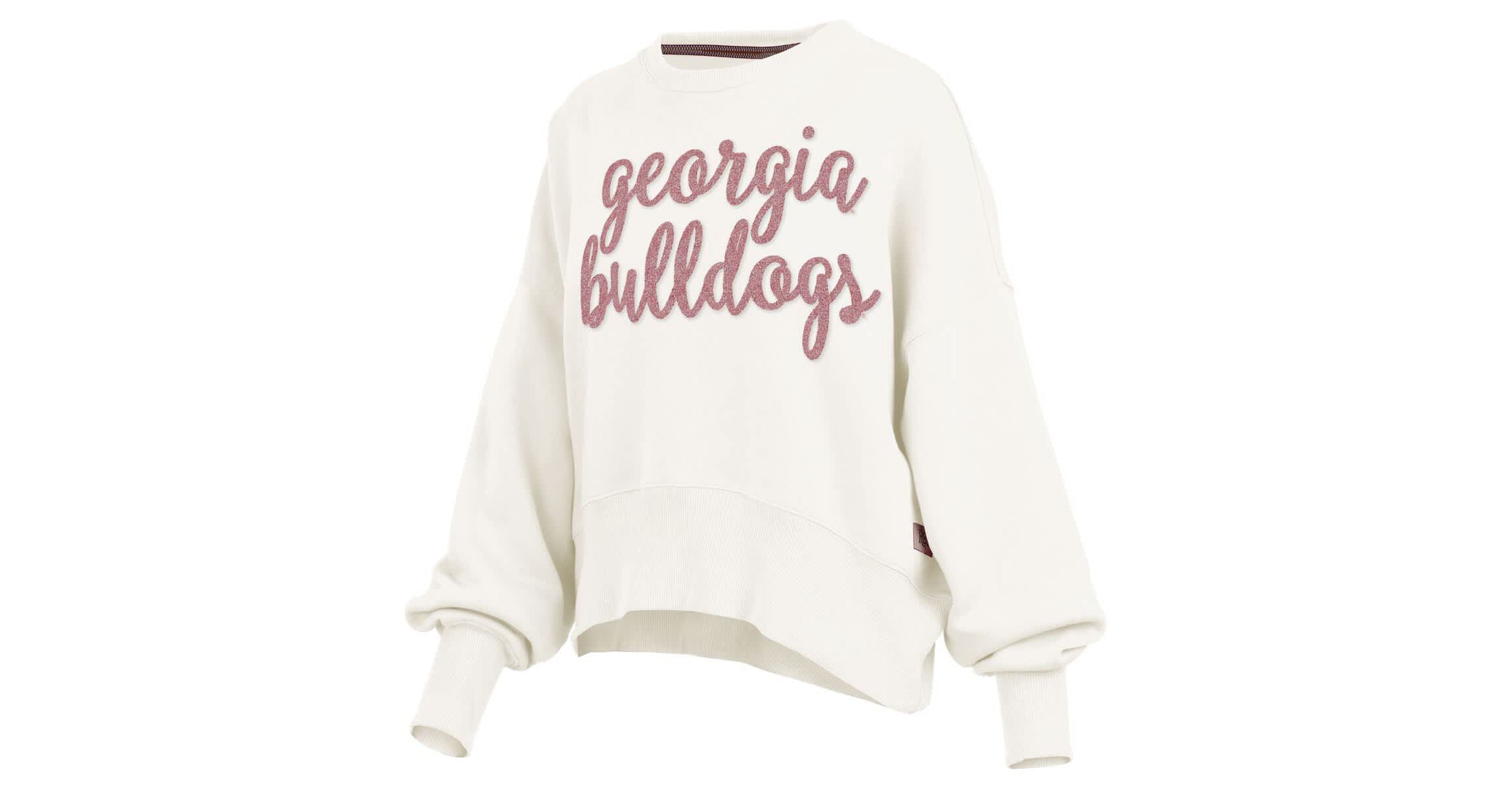 NCAA Georgia Bulldogs Chelsea Oversized Pullover Sweatshirt