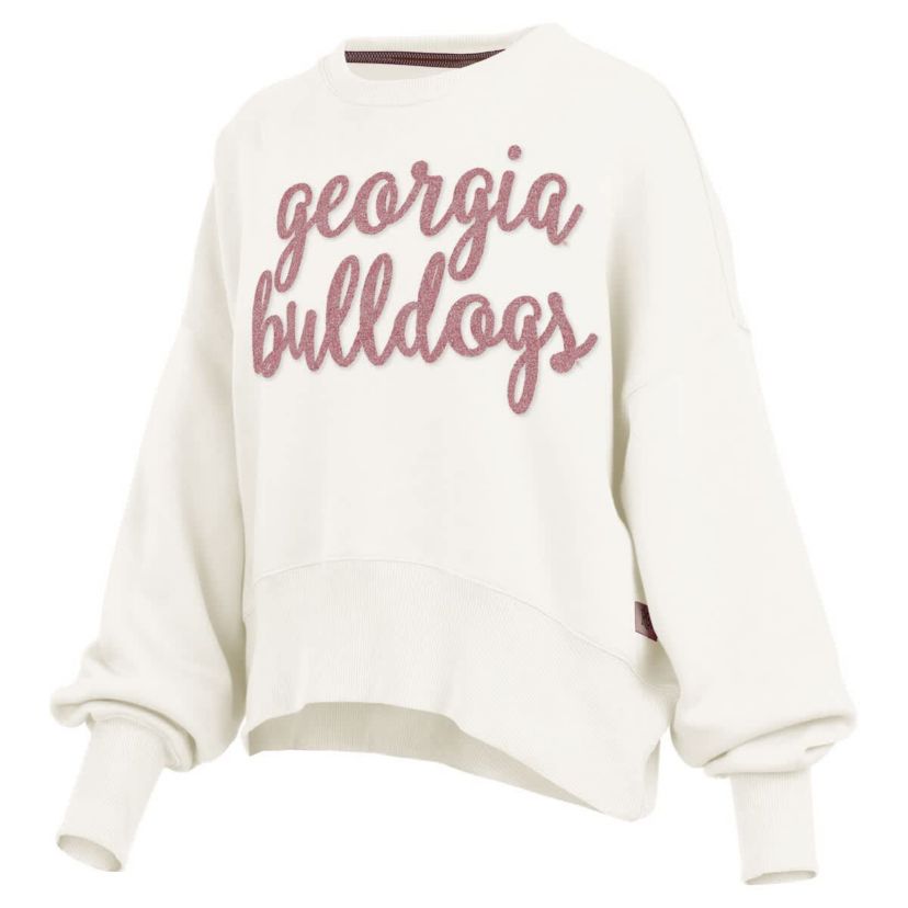 NCAA Georgia Bulldogs Chelsea Oversized Pullover Sweatshirt