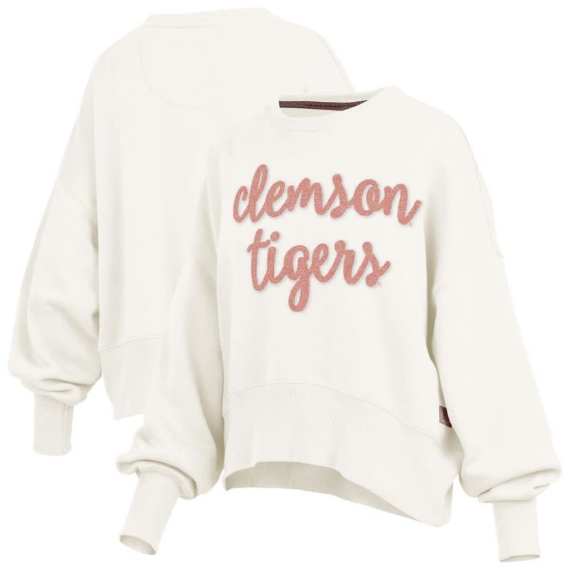 NCAA Clemson Tigers Chelsea Oversized Pullover Sweatshirt
