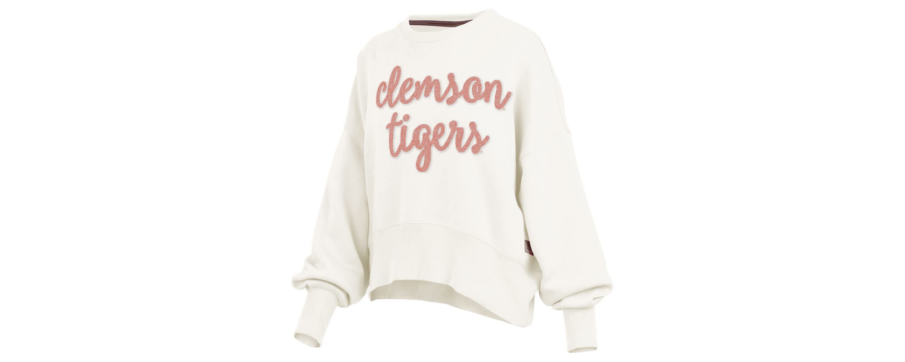NCAA Clemson Tigers Chelsea Oversized Pullover Sweatshirt