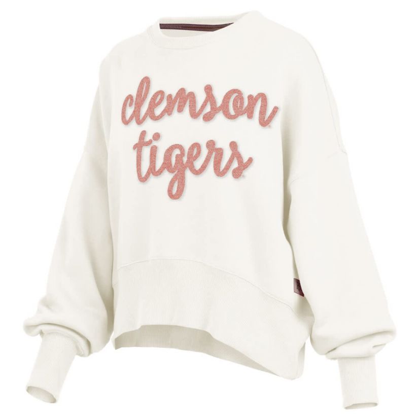 NCAA Clemson Tigers Chelsea Oversized Pullover Sweatshirt