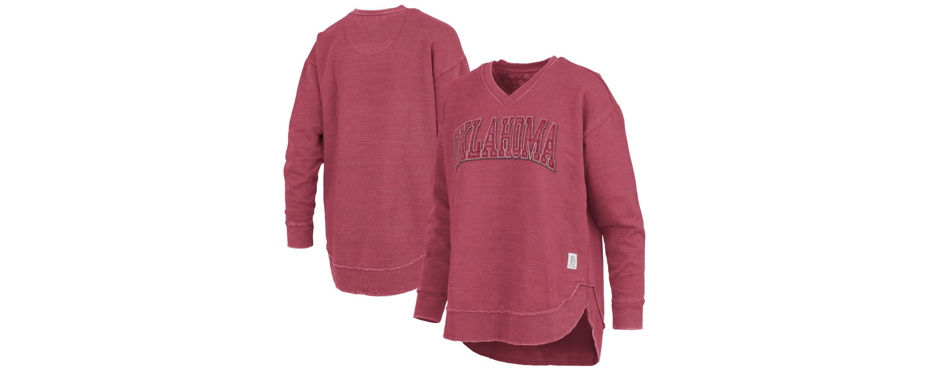 NCAA Oklahoma Sooners Westin Poncho V-Neck Pullover Sweatshirt