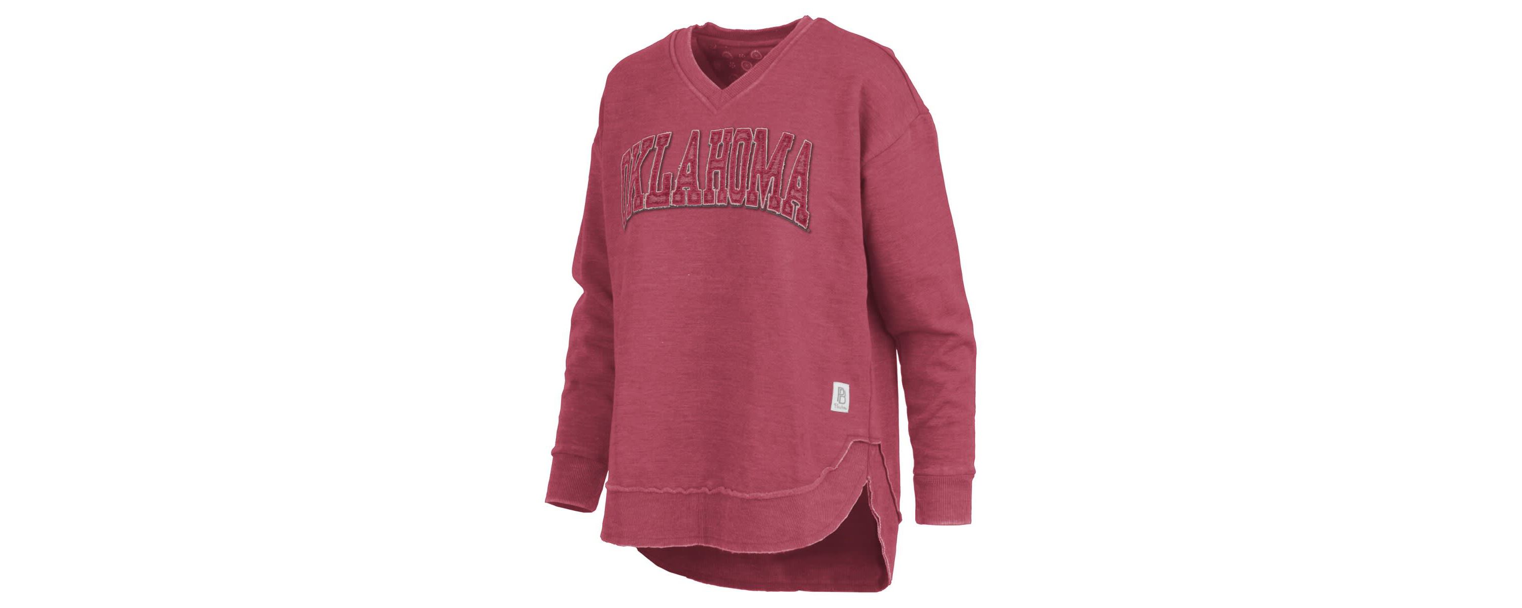 NCAA Oklahoma Sooners Westin Poncho V-Neck Pullover Sweatshirt